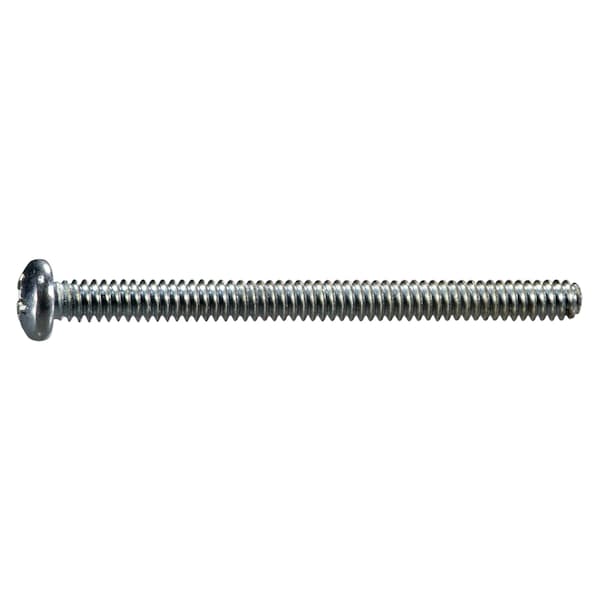 Midwest Fastener #6-32 x 1-3/4 in Phillips Pan Machine Screw, Zinc Plated Steel, 100 PK 54727 - main